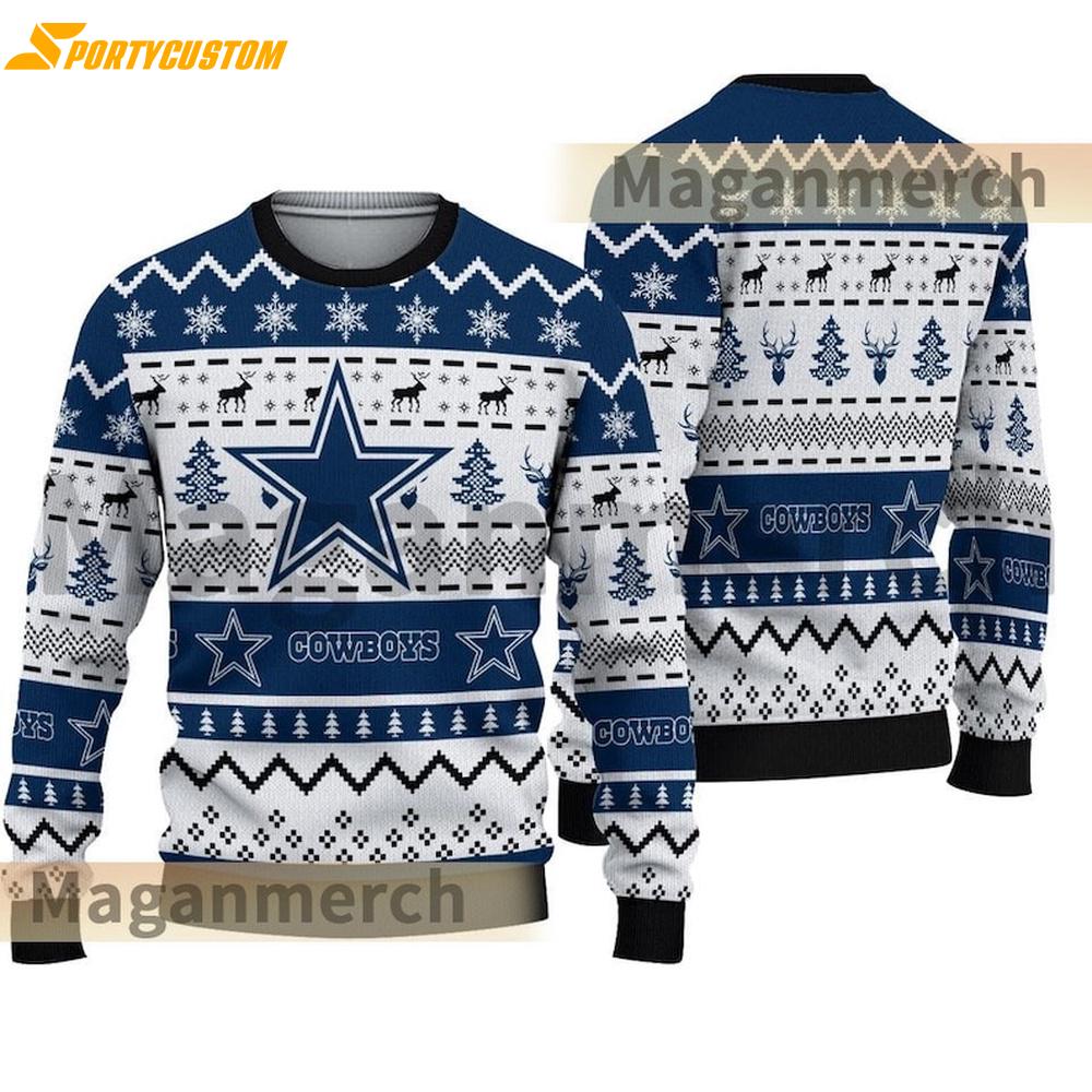 Cowboys Football Team Ugly Christmas Sweater