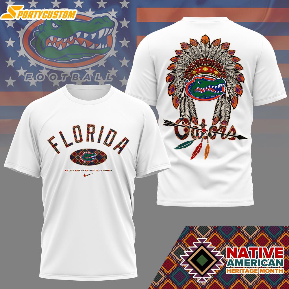 Florida Gators NCAA Native American 3D T-Shirt