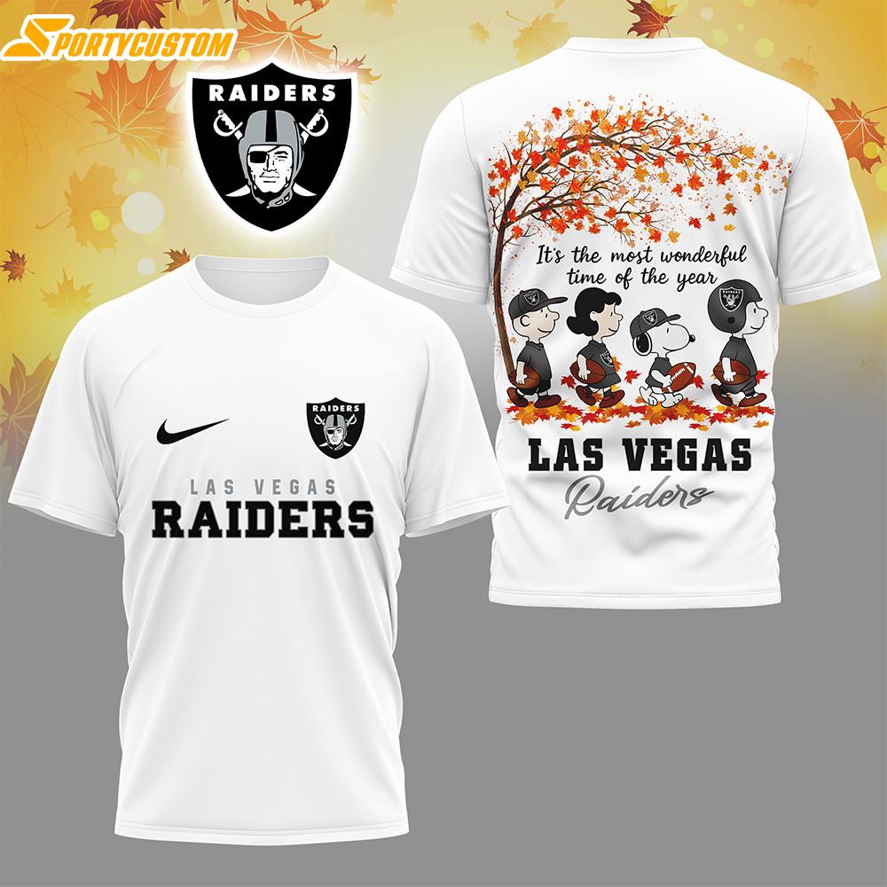 Las Vegas Raiders NFL Fall Season 3D T-Shirt