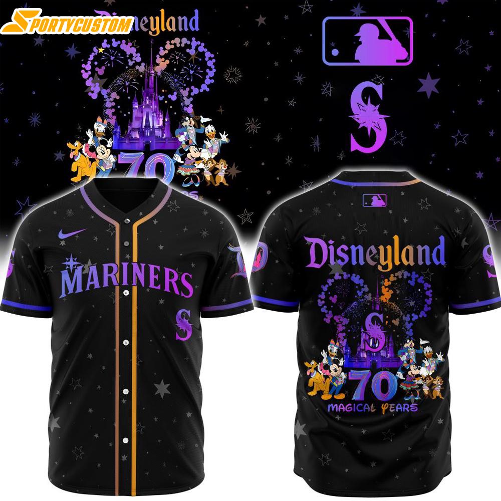 MLB Seattle Mariners X Disneyland 70 Magical Years Baseball Jersey