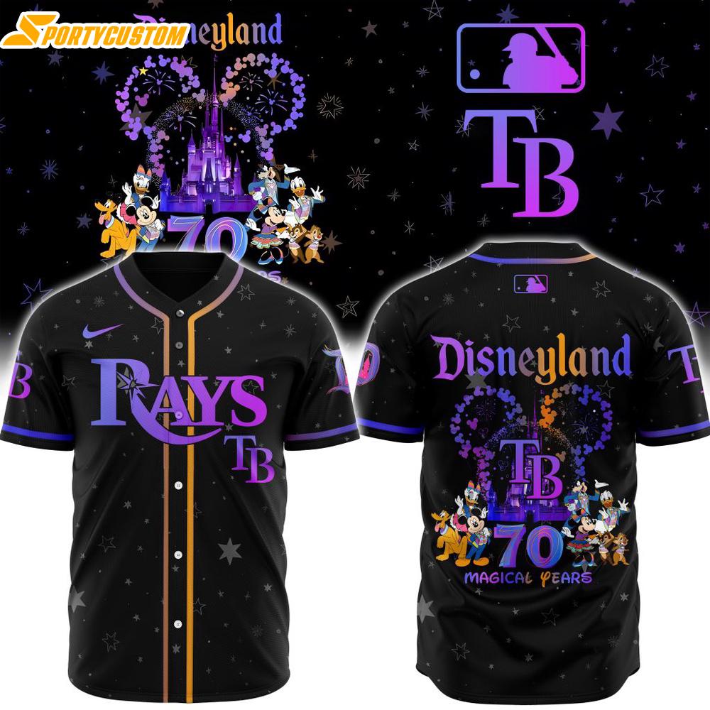 MLB Tampa Bay Rays X Disneyland 70 Magical Years Baseball Jersey