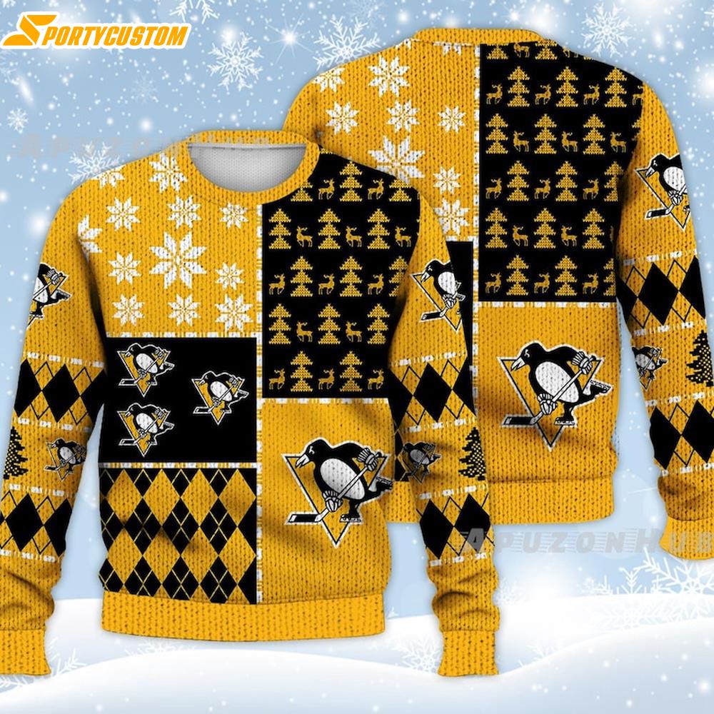 Pittsburgh Penguins Ugly Sweater Christmas