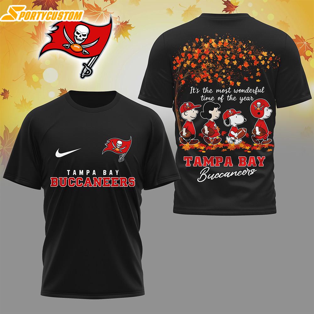 Tampa Bay Buccaneers NFL Fall Season 3D T-Shirt