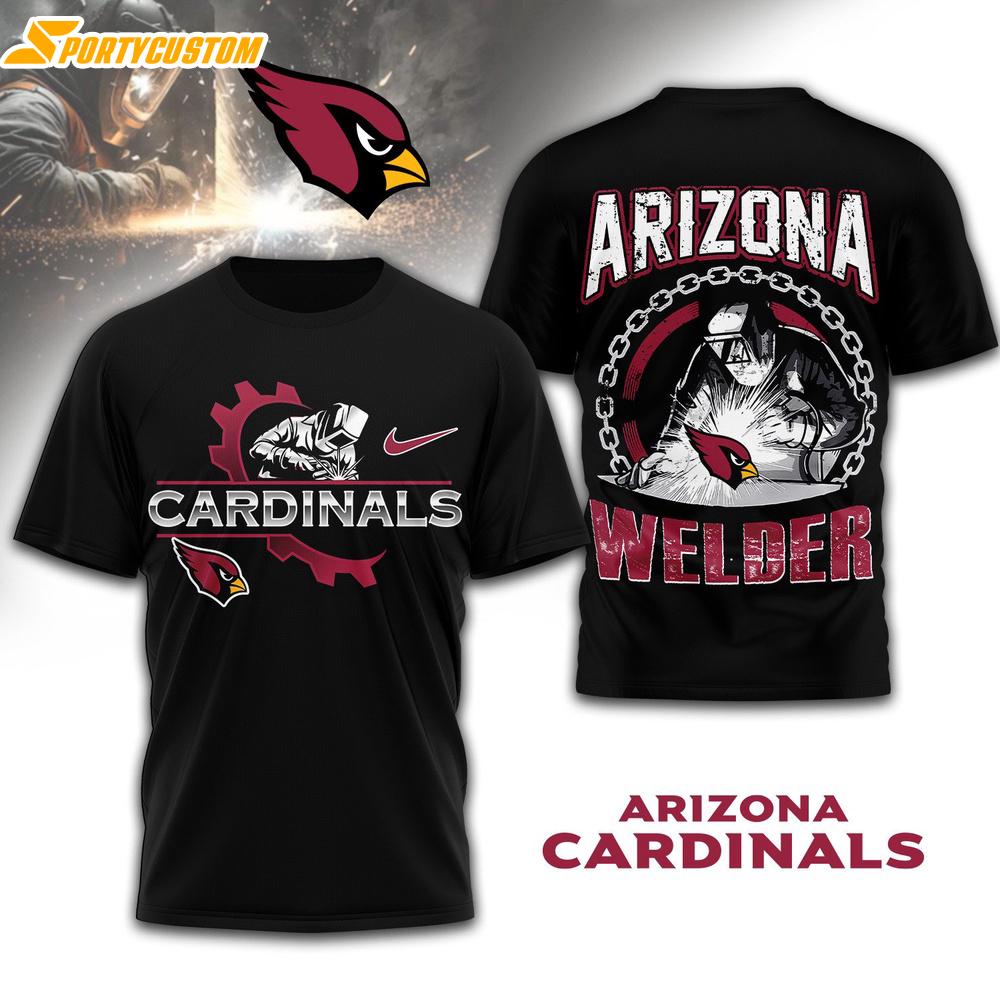 Arizona Cardinals NFL Welder 3D Shirt For Fans