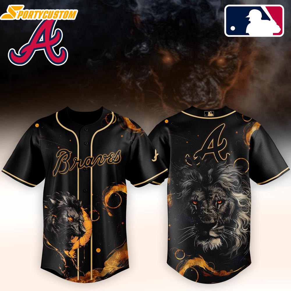 Atlanta Braves MLB x Lion Baseball Jersey For Fans Atlanta Braves MLB x Lion Baseball Jersey For Fans