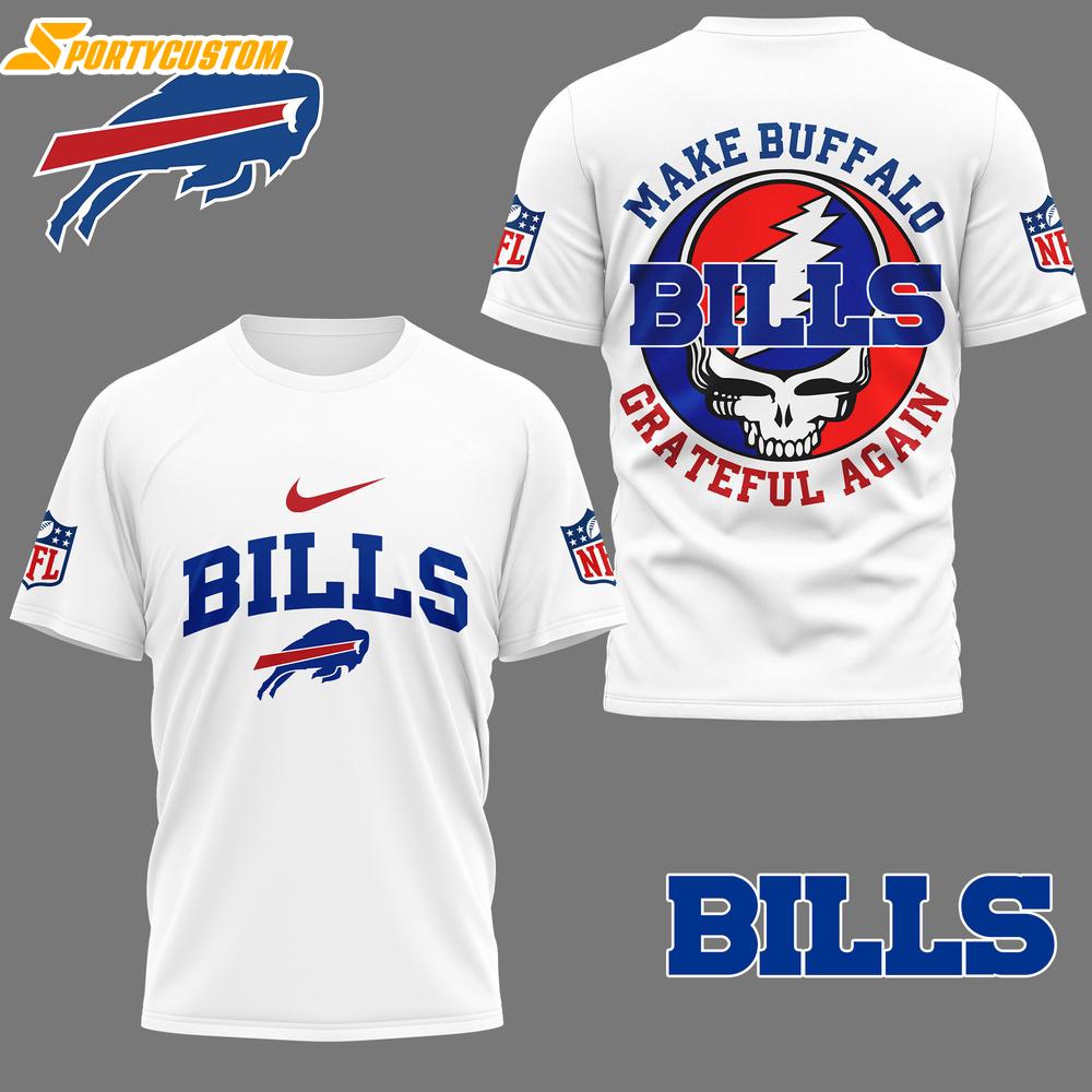 Buffalo Bills NFL Grateful Game Day 3D Shirt For Fans