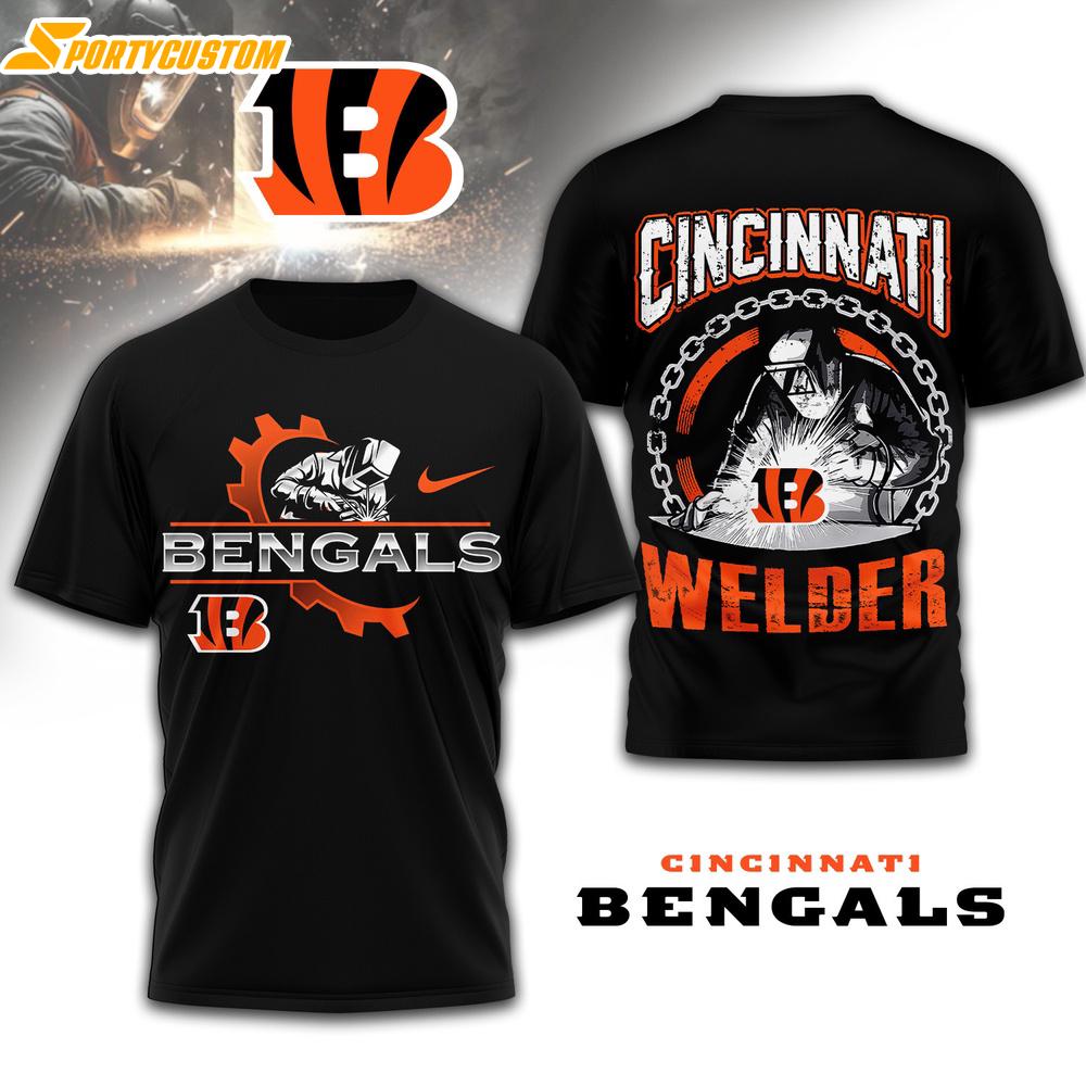 Cincinnati Bengals NFL Welder 3D Shirt For Fans