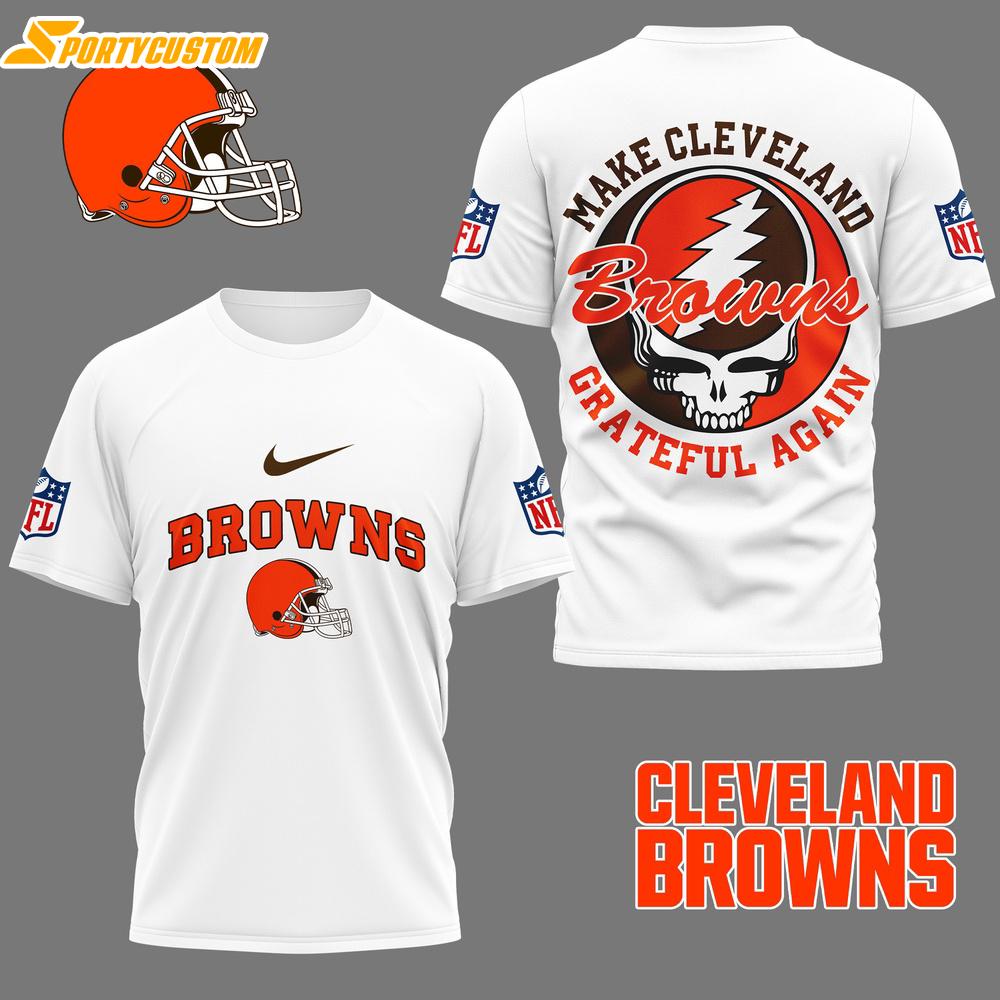 Cleveland Browns NFL Grateful Game Day 3D Shirt For Fans