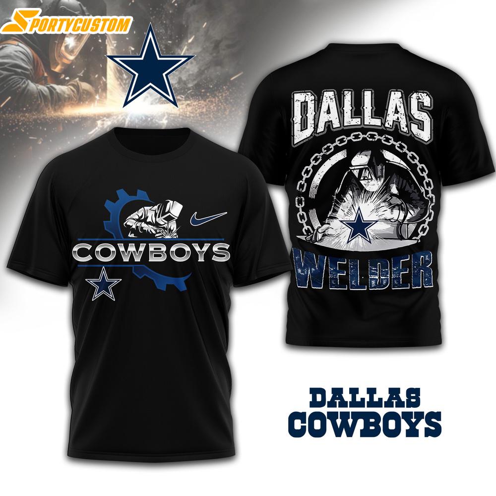 Dallas Cowboys NFL Welder 3D Shirt For Fans