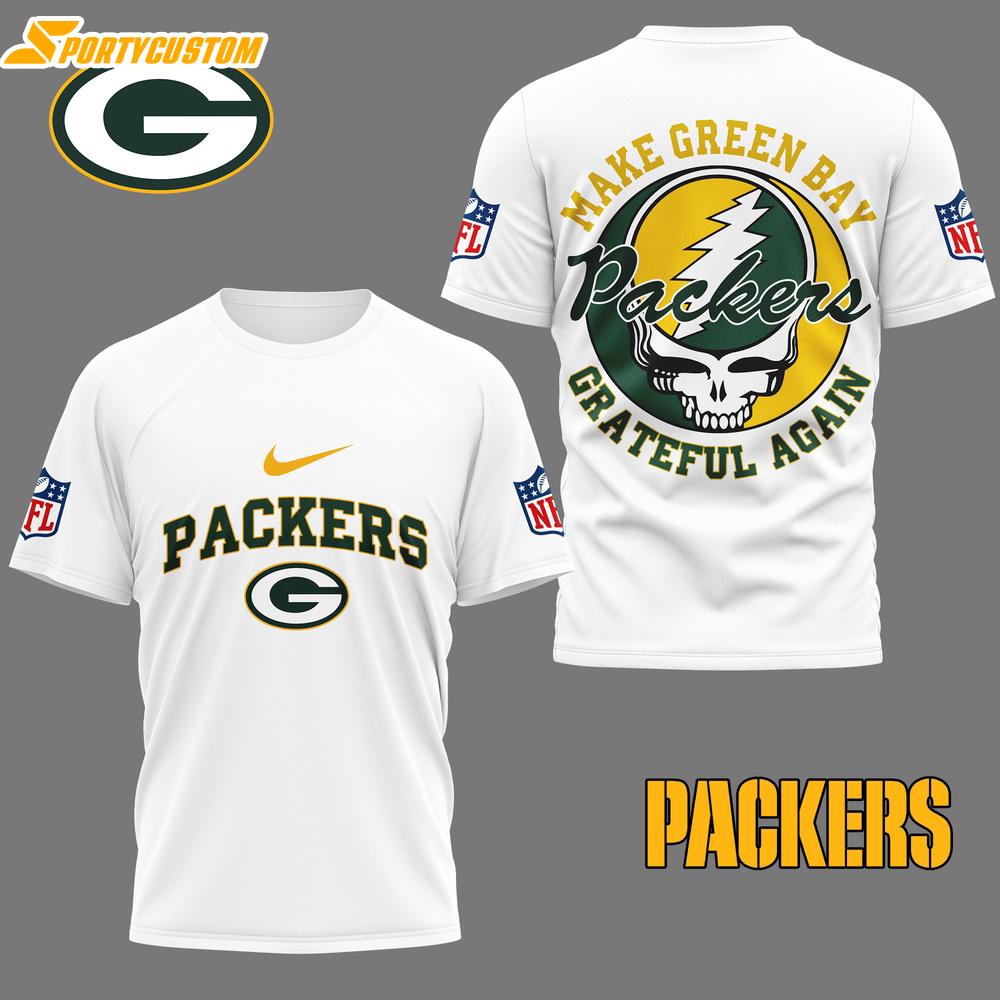 Green Bay Packers NFL Grateful Game Day 3D Shirt For Fans