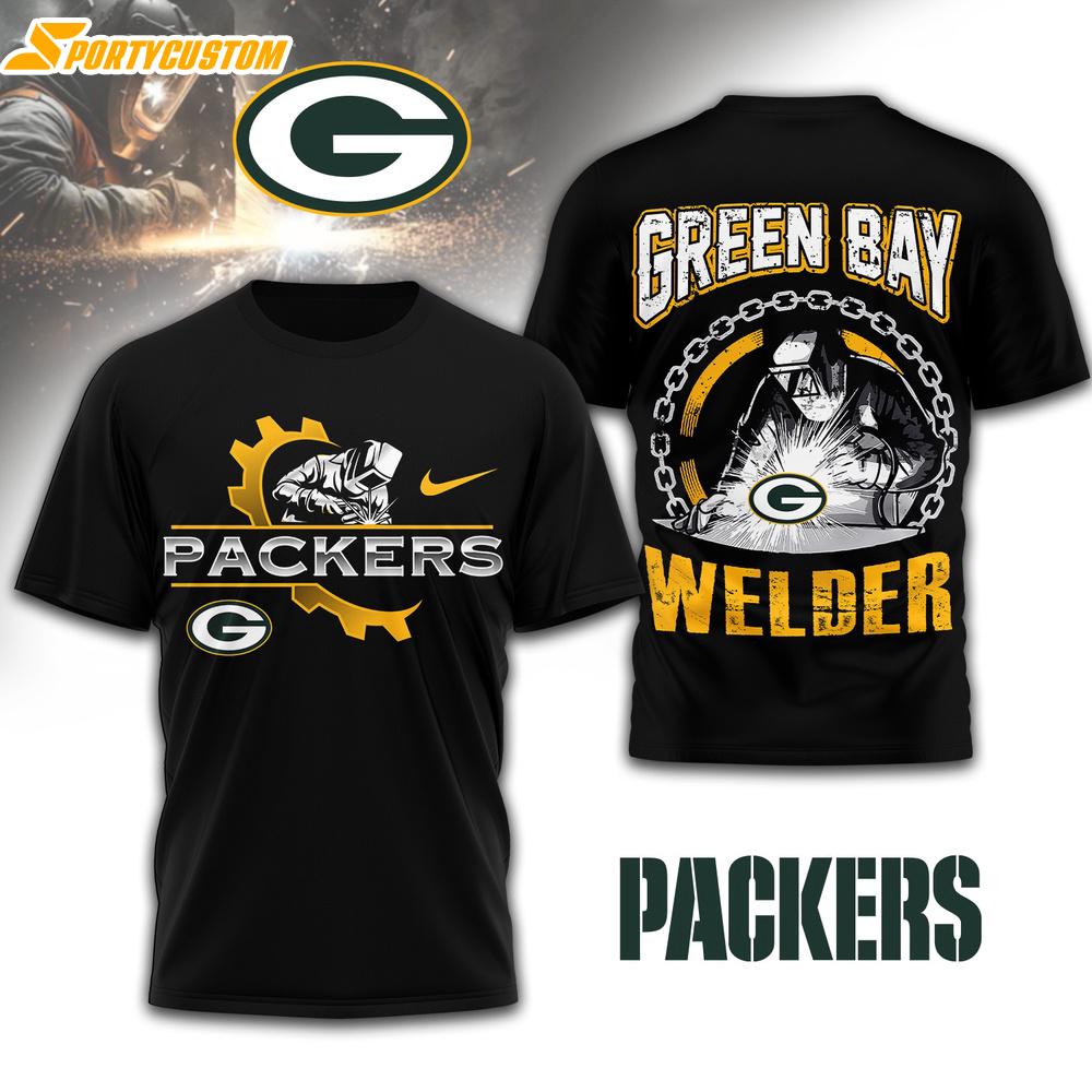 Green Bay Packers NFL Welder 3D Shirt For Fans
