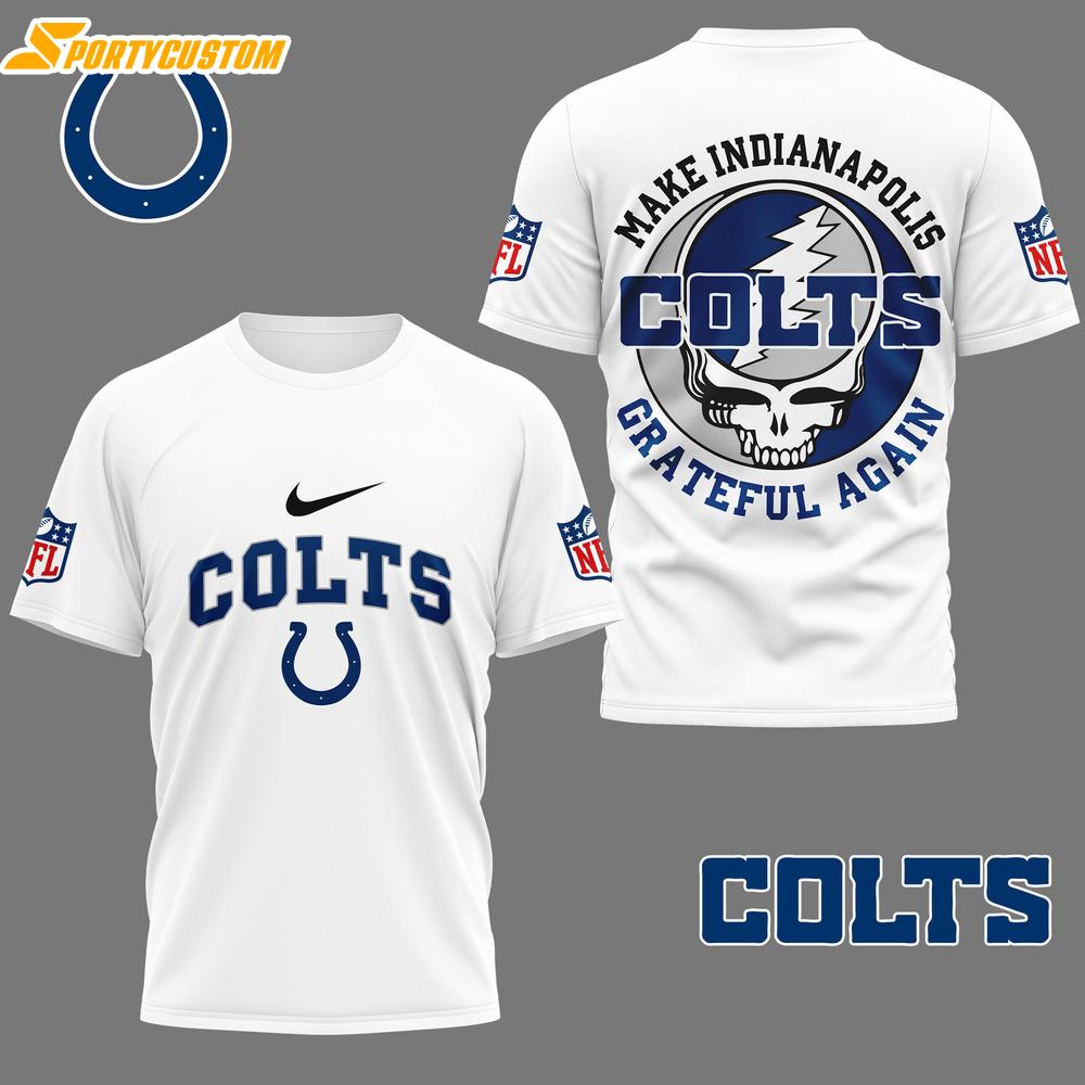 Indianapolis Colts NFL Grateful Game Day 3D Shirt For Fans