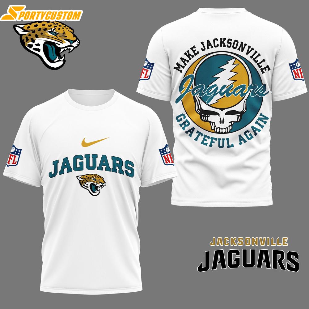 Jacksonville Jaguars NFL Grateful Game Day 3D Shirt For Fans