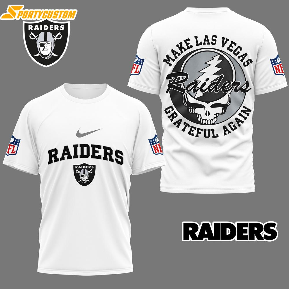 Las Vegas Raiders NFL Grateful Game Day 3D Shirt For Fans