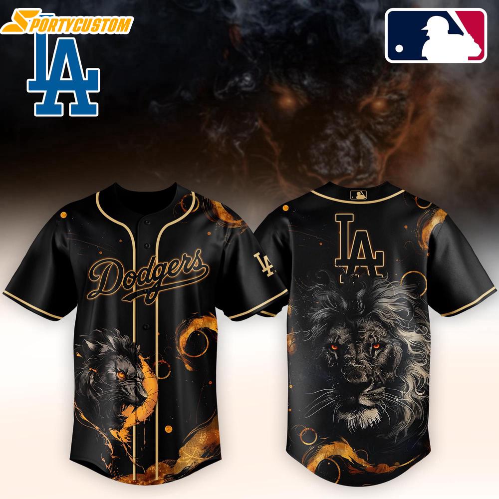Los Angeles Dodgers MLB x Lion Baseball Jersey For Fans Los Angeles Dodgers MLB x Lion Baseball Jersey For Fans