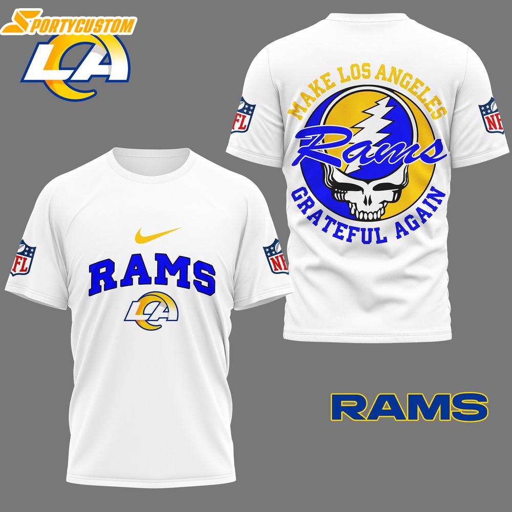 Los Angeles Rams NFL Grateful Game Day 3D Shirt For Fans