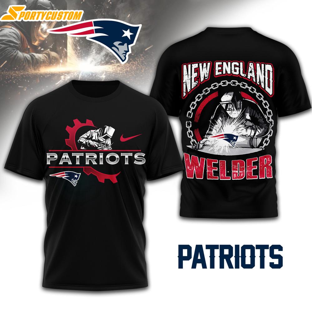 New England Patriots NFL Welder 3D Shirt For Fans