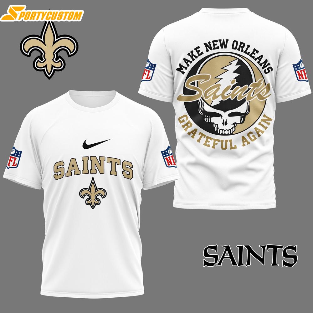 New Orleans Saints NFL Grateful Game Day 3D Shirt For Fans