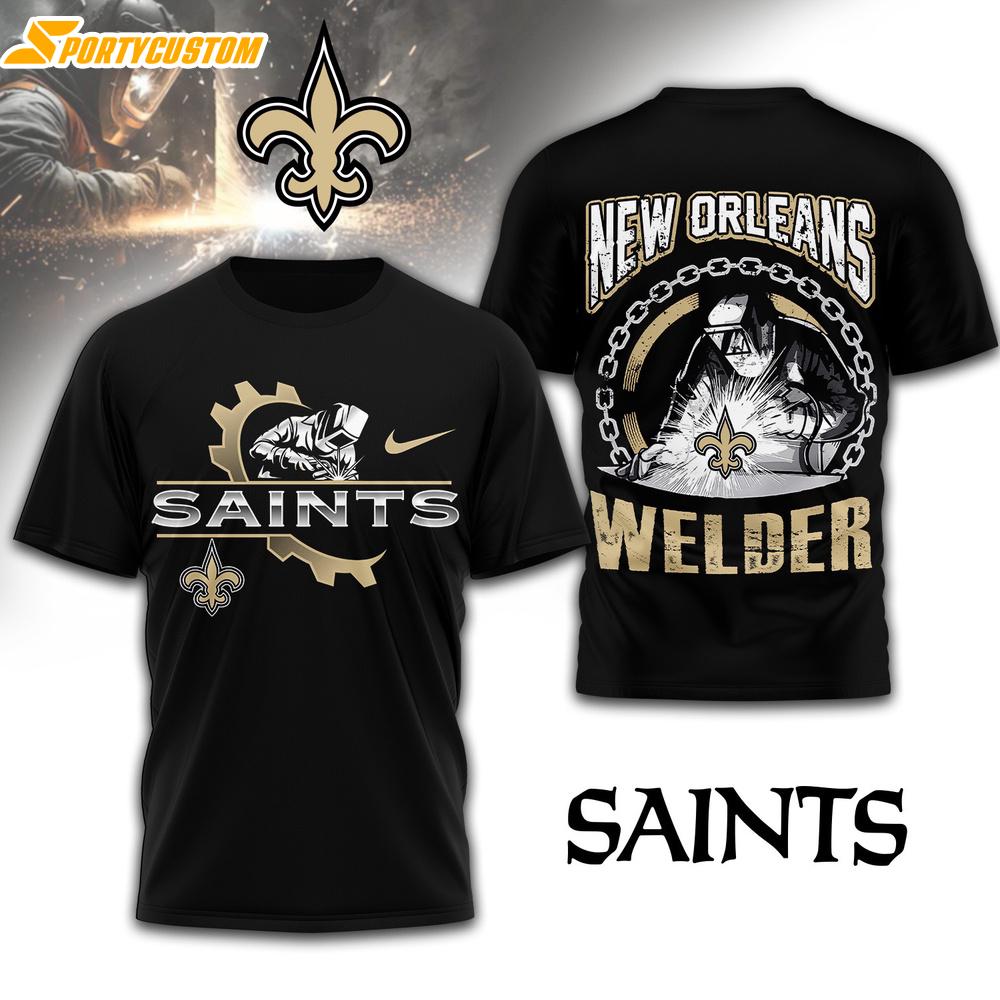 New Orleans Saints NFL Welder 3D Shirt For Fans