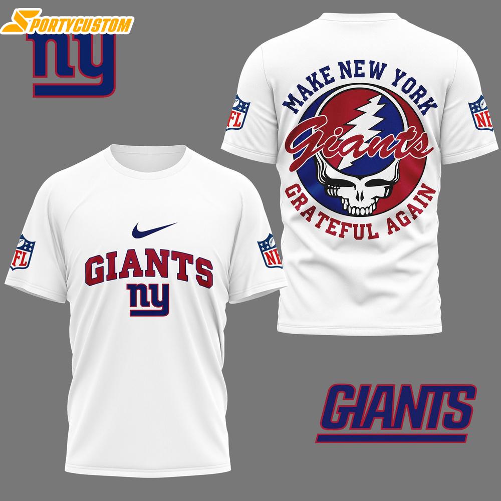 New York Giants NFL Grateful Game Day 3D Shirt For Fans