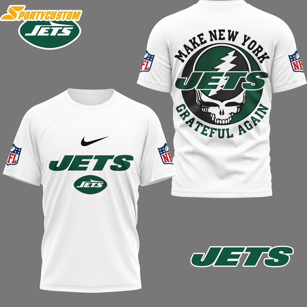 New York Jets NFL Grateful Game Day 3D Shirt For Fans