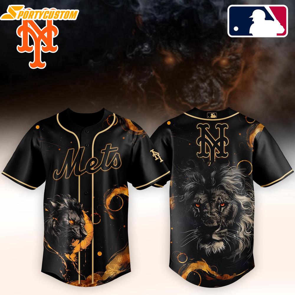 New York Mets MLB x Lion Baseball Jersey For Fans New York Mets MLB x Lion Baseball Jersey For Fans