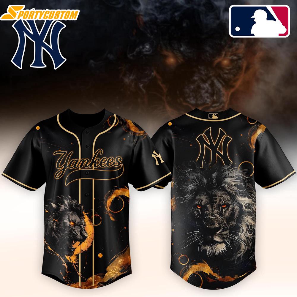 New York Yankees MLB x Lion Baseball Jersey For Fans