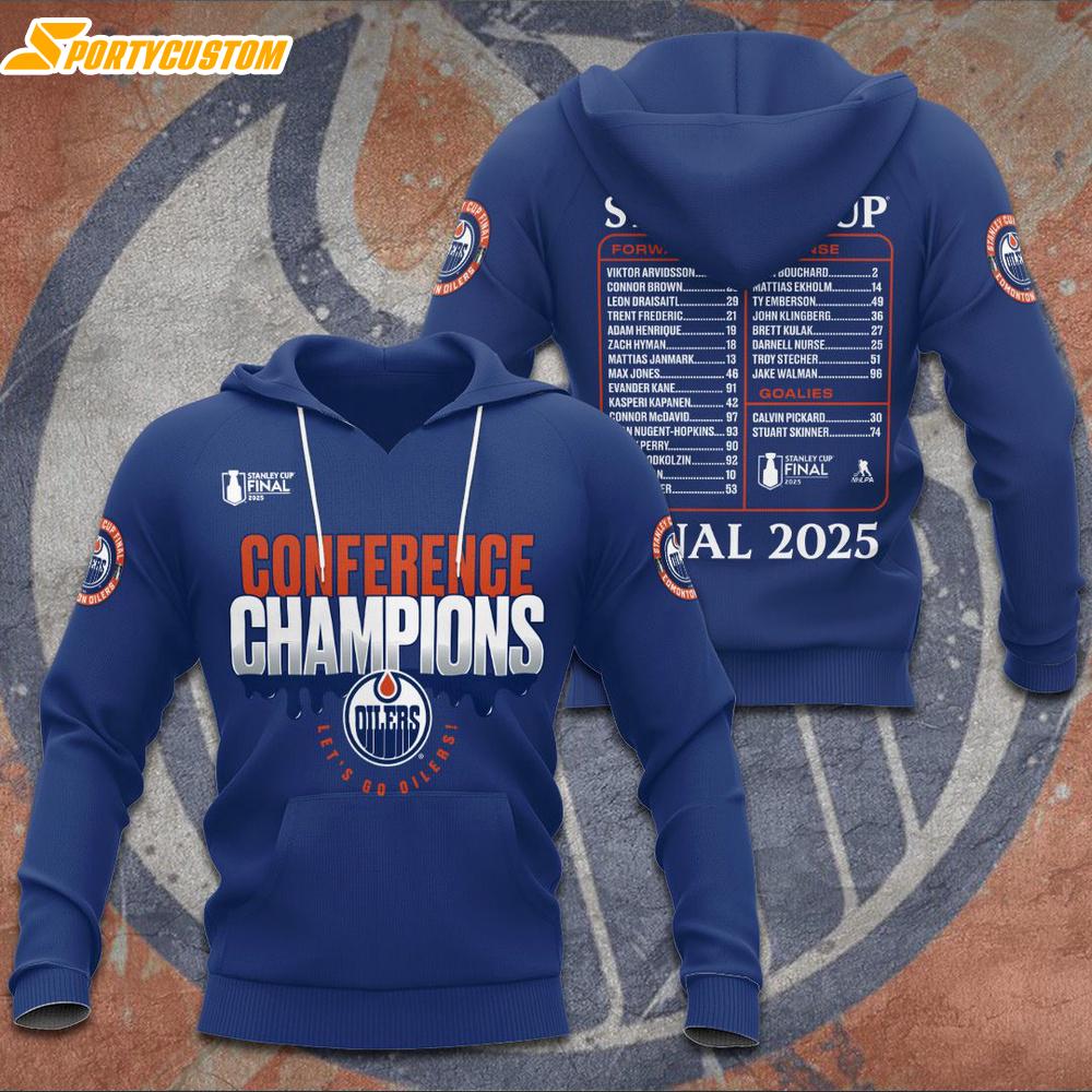 NHL Edmonton Oilers 3D Hoodie Shirt