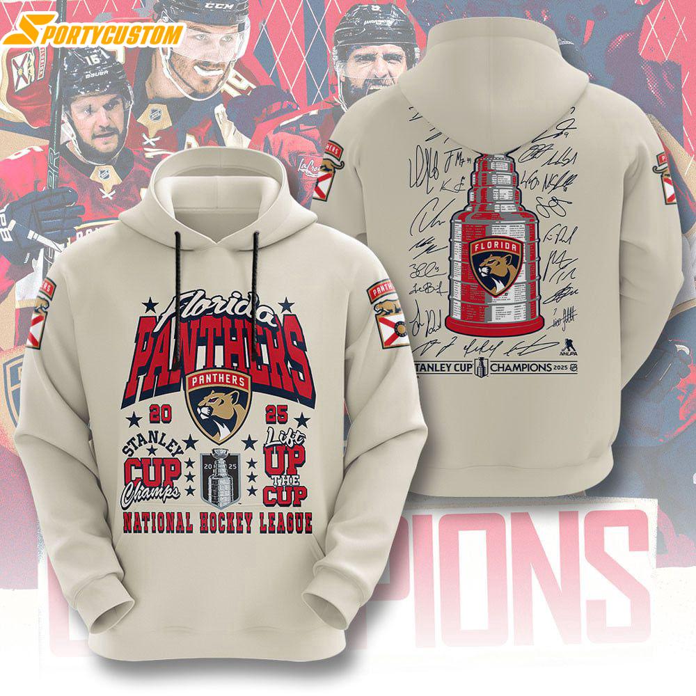 NHL Florida Panthers Eastern Conference Champions Crown 3D Hoodie Shirt