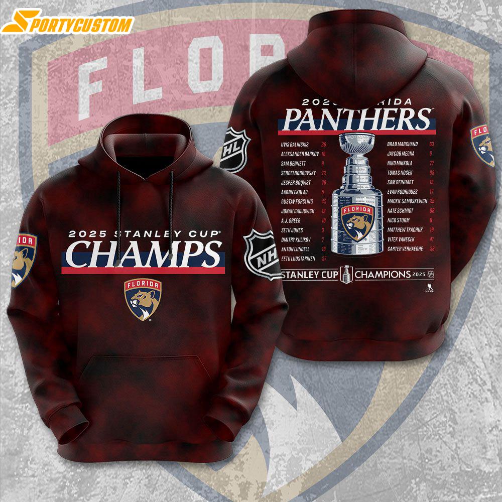 NHL Florida Panthers Eastern Conference Champions Glory 3D Hoodie Shirt