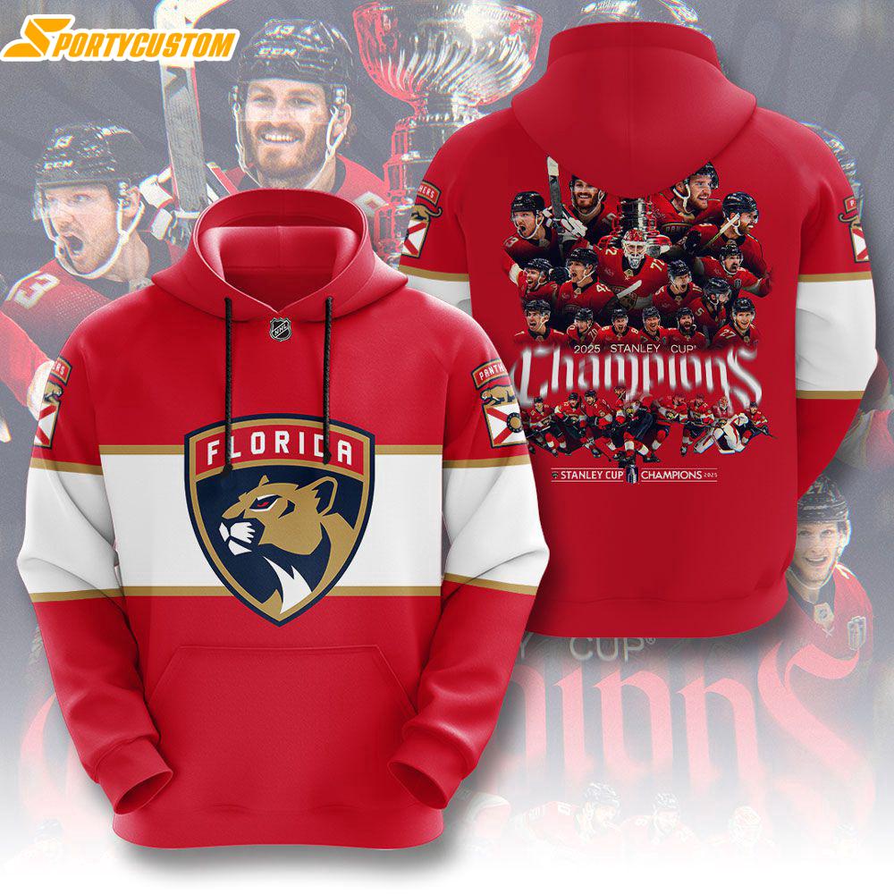NHL Florida Panthers Eastern Conference Champions League 3D Hoodie Shirt