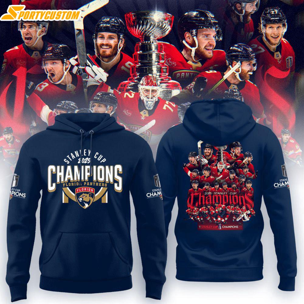 NHL Florida Panthers Eastern Conference Champions Locker Room 3D Hoodie Shirt