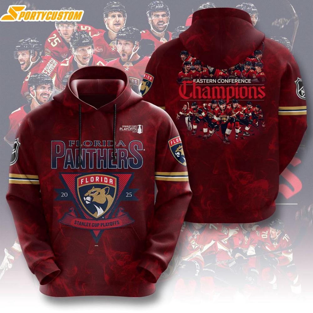 NHL Florida Panthers Eastern Conference Champions Sport 3D Hoodie Shirt