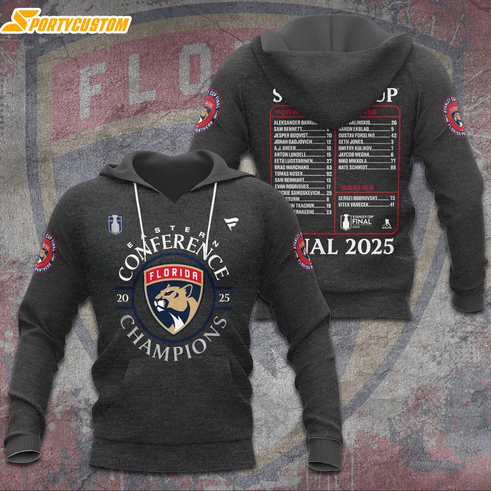 NHL Florida Panthers Eastern Team Conference Champions Sport 3D Hoodie Shirt