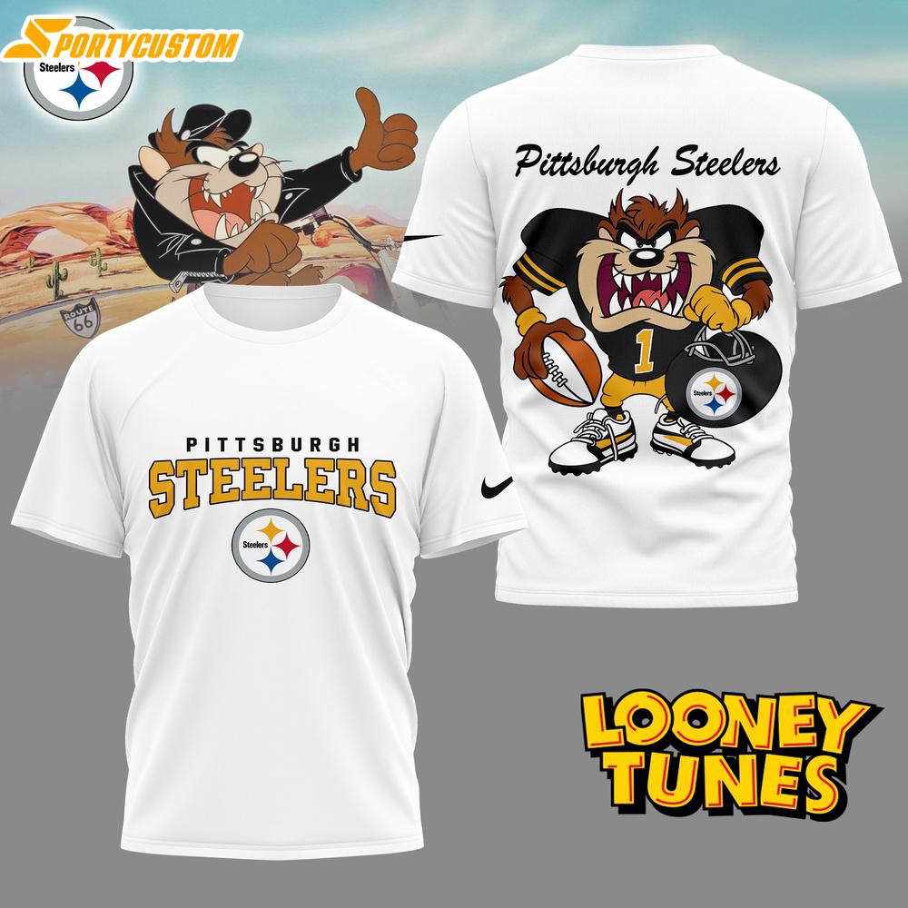 Pittsburgh Steelers NFL and Looney Tunes 3D Shirt For Fans