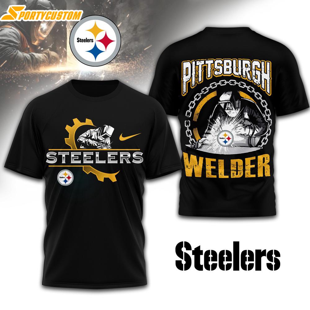 Pittsburgh Steelers NFL Welder 3D Shirt For Fans