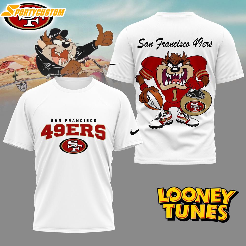 San Francisco 49ers NFL and Looney Tunes 3D Shirt For Fans