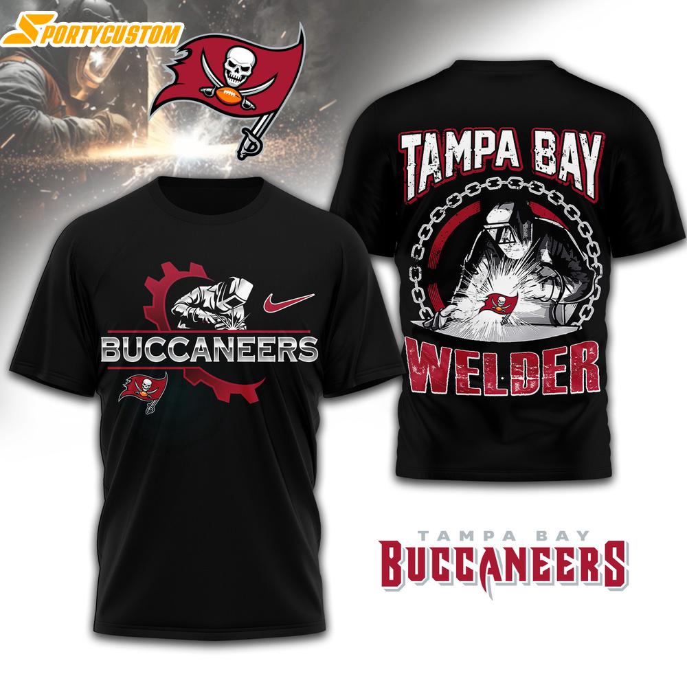 Tampa Bay Buccaneers NFL Welder 3D Shirt For Fans