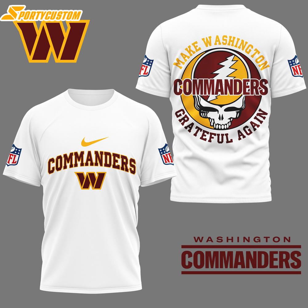 Washington Commanders NFL Grateful Game Day 3D Shirt For Fans