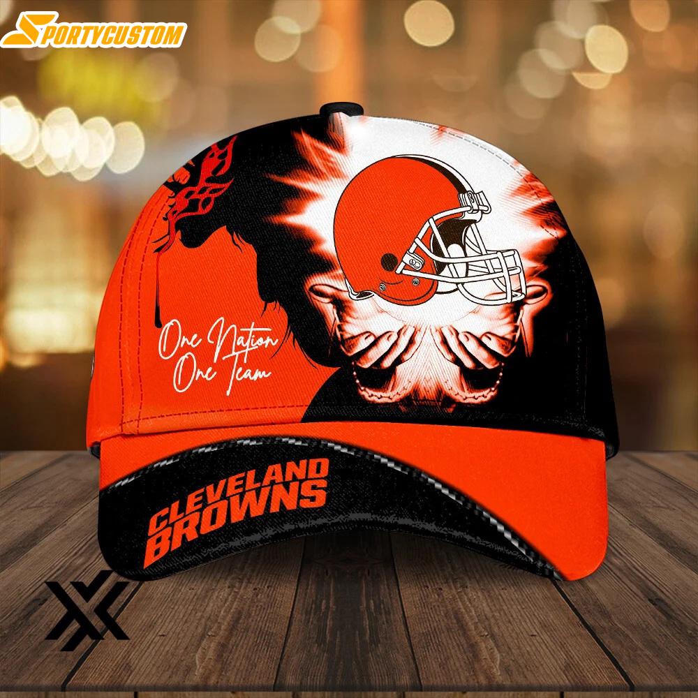 Cleveland Browns One Nation One Team Classic Baseball Cap For Fans