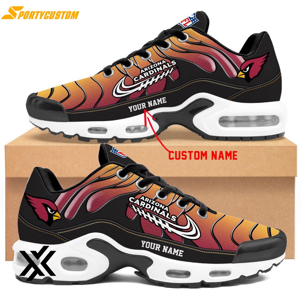 Custom Name Arizona Cardinals Team Air Max Plus Shoes For Fans