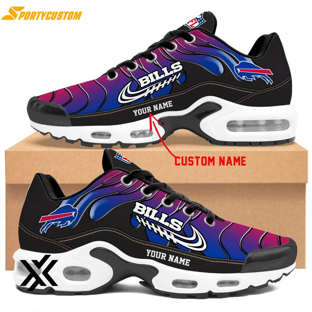 Custom Name Buffalo Bills Team Air Max Plus Shoes For Fans