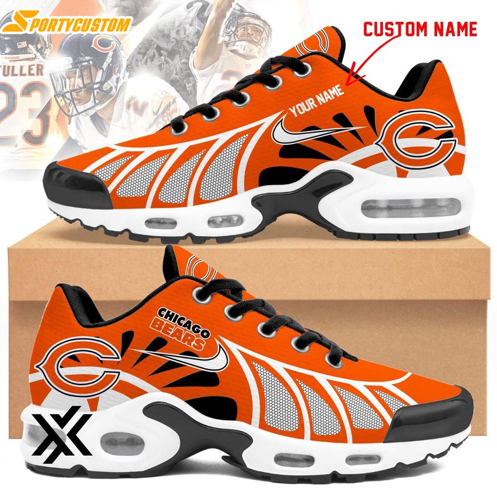 Custom Name Chicago Bears Air Max Plus Shoes For Fans
