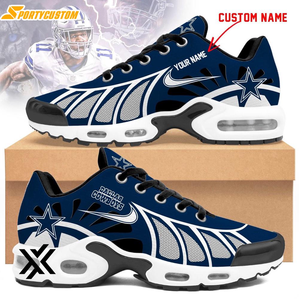 Custom Name Dallas Cowboys Air Max Plus Shoes For Fans
