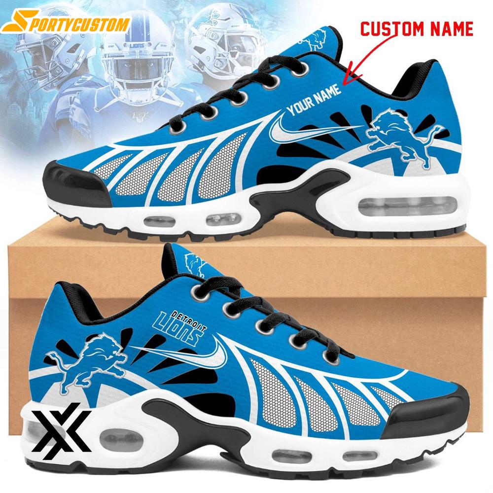 Custom Name Detroit Lions Air Max Plus Shoes For Fans