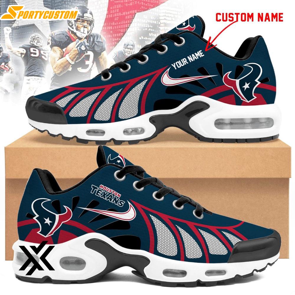 Custom Name Houston Texans Air Max Plus Shoes For Fans