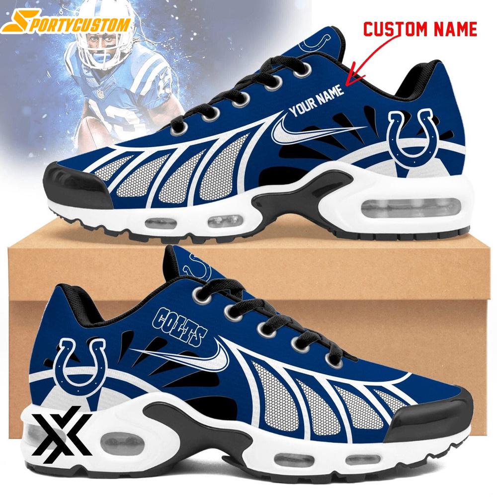 Custom Name Indianapolis Colts Air Max Plus Shoes For Fans