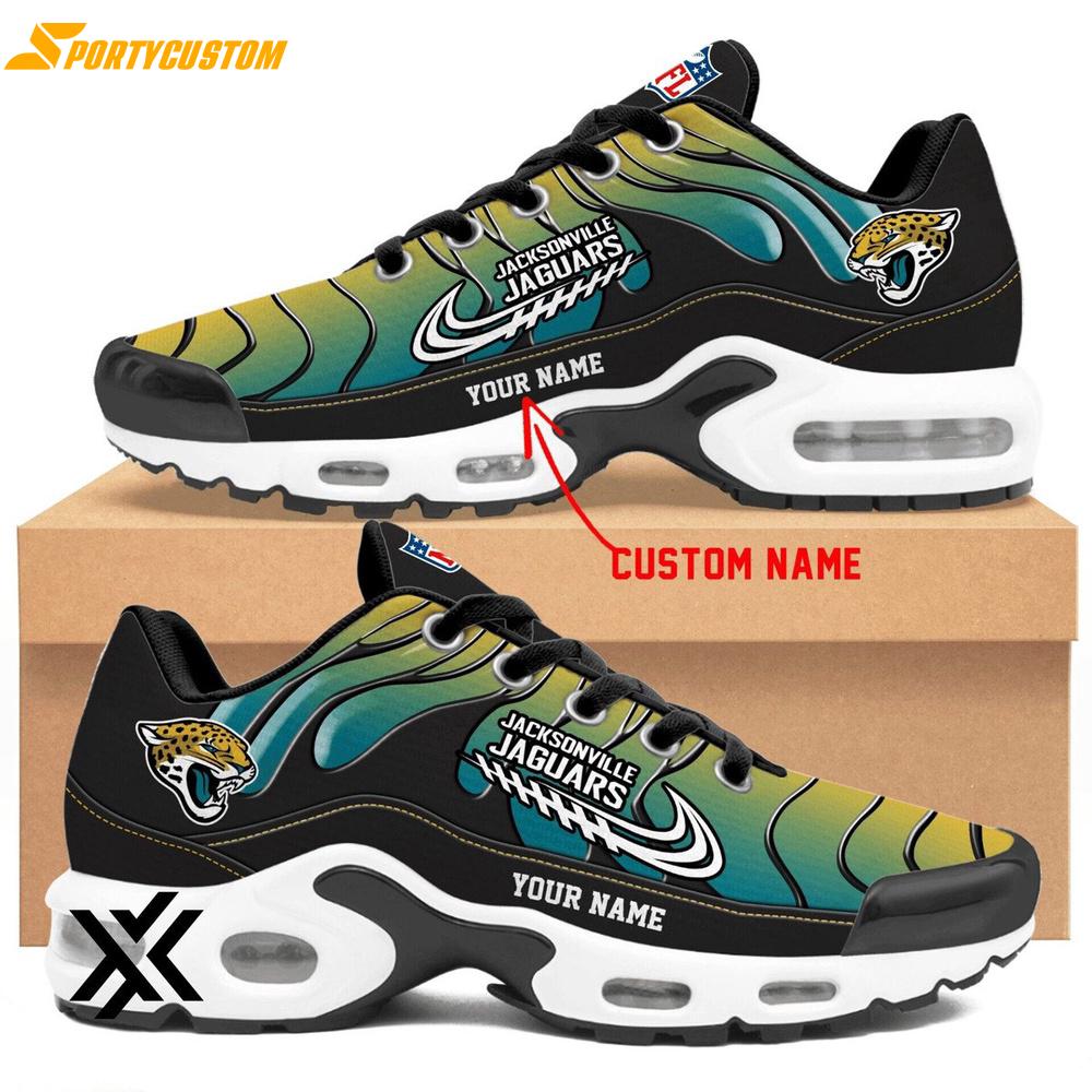 Custom Name Jacksonville Jaguars Team Air Max Plus Shoes For Fans