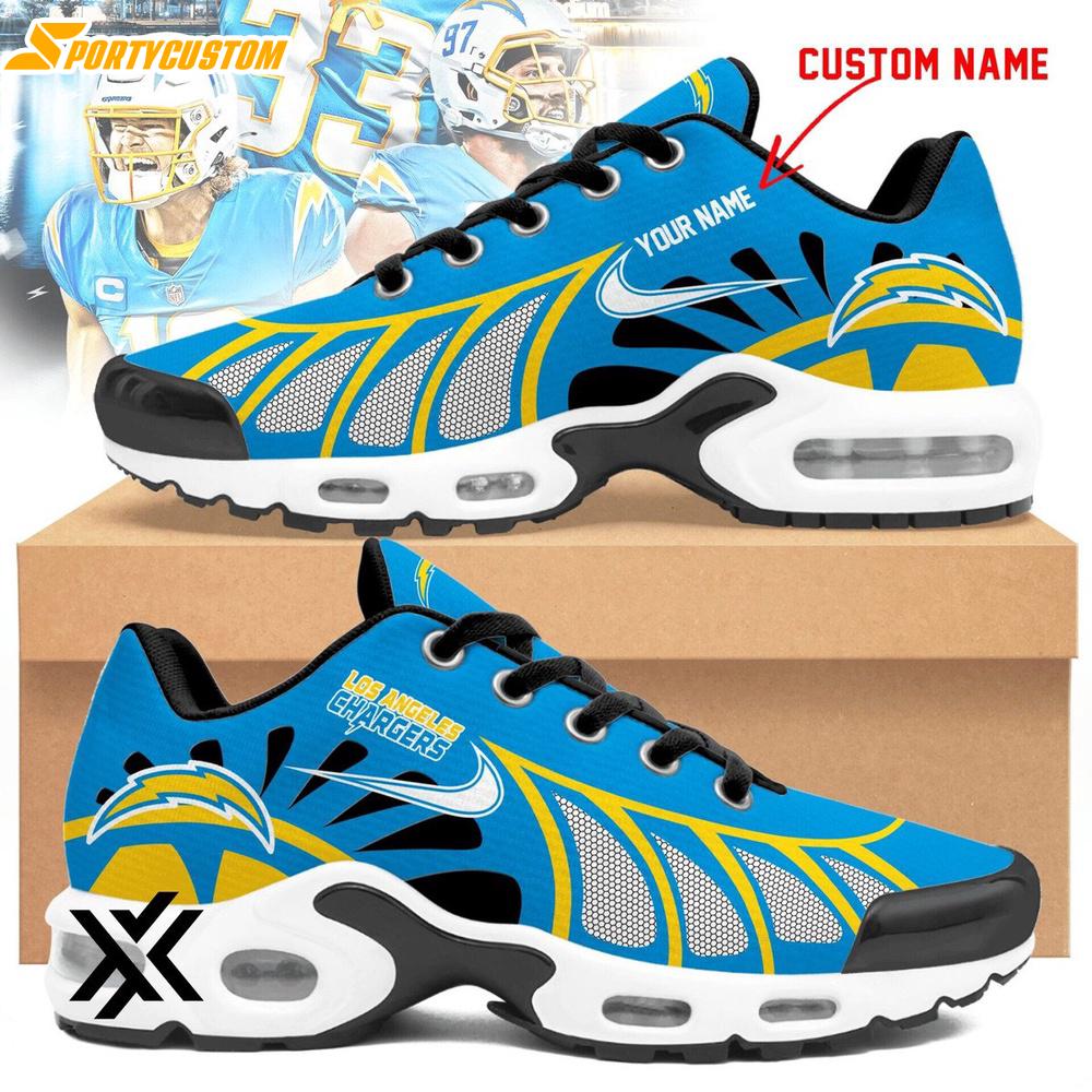 Custom Name Los Angeles Chargers Air Max Plus Shoes For Fans