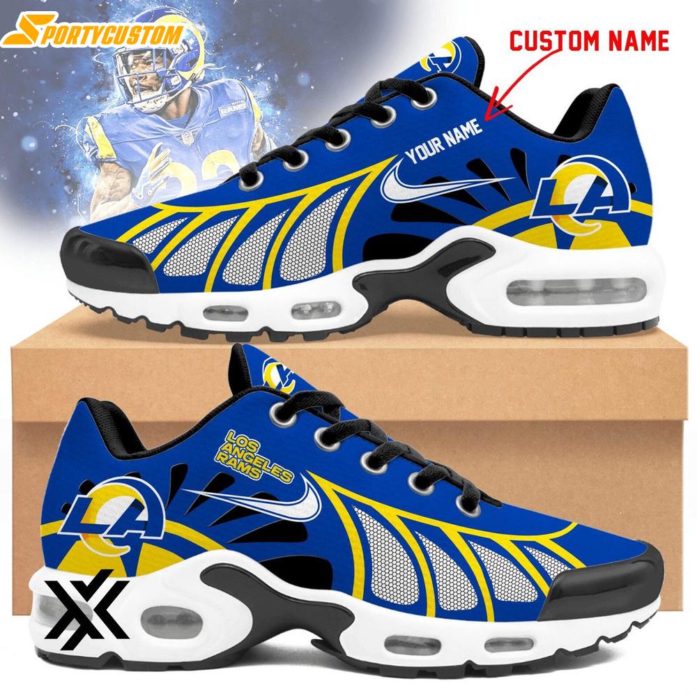 Custom Name Los Angeles Rams Air Max Plus Shoes For Fans